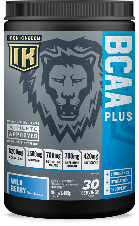 Iron Kingdom - BCAA Plus - 30 portions - 3 saveurs