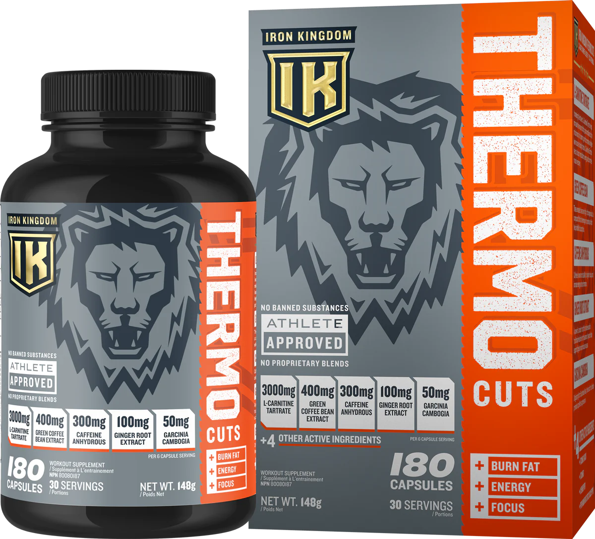 Iron Kingdom - Thermo Cuts - 180 capsules