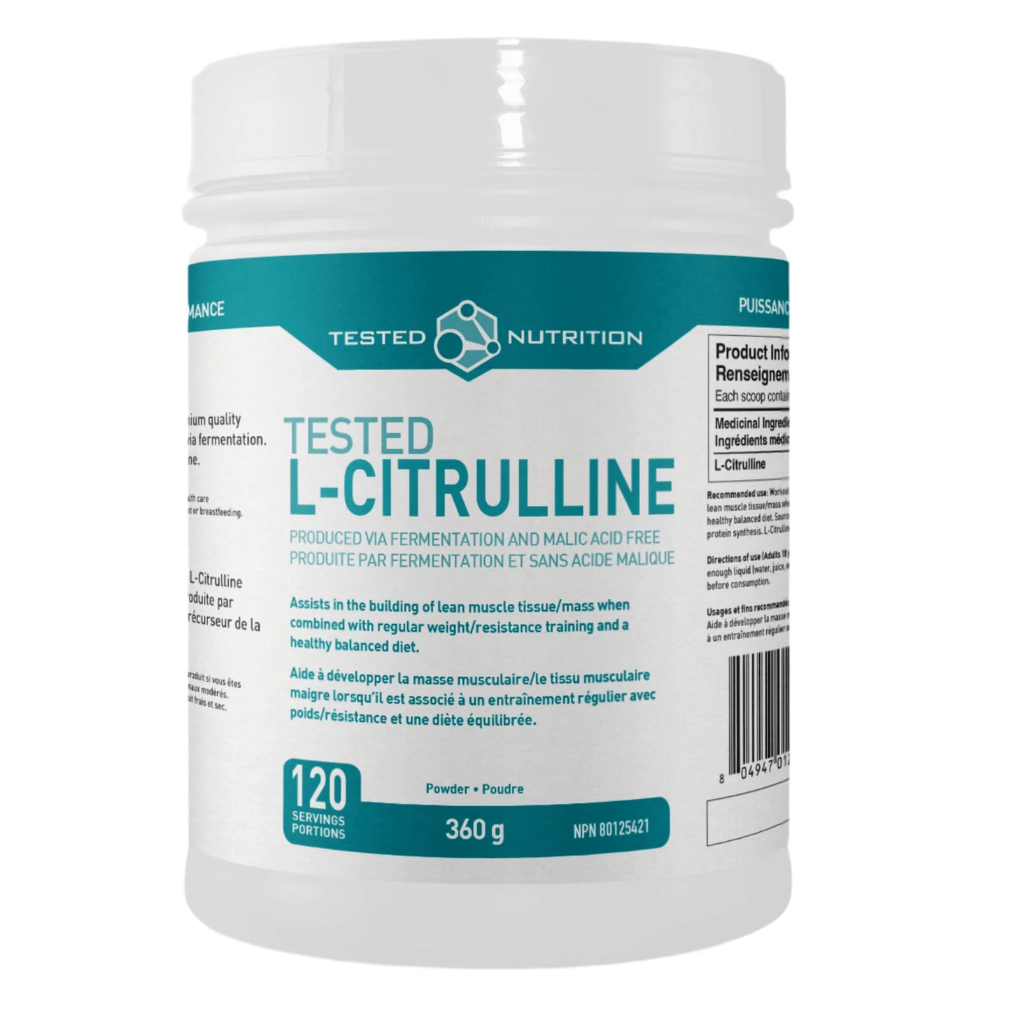 Tested - L-citruline - 360g