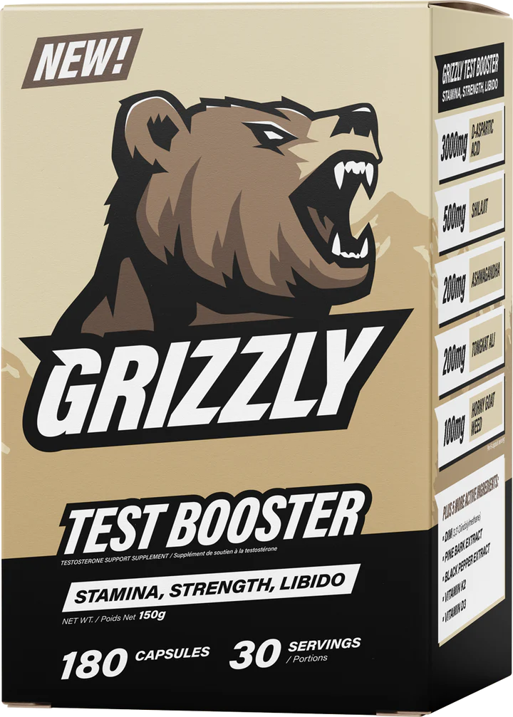 Grizzly - Test Booster-180 capsules