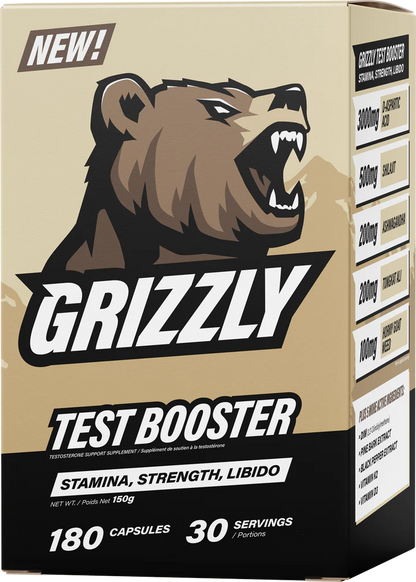 Grizzly - Test Booster-180 capsules