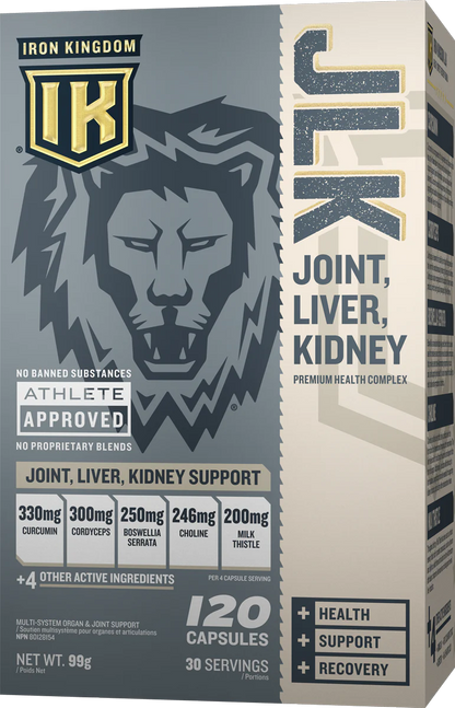 Iron Kingdom - Support de foie, rein et articulation (JLK) - 120 capsules