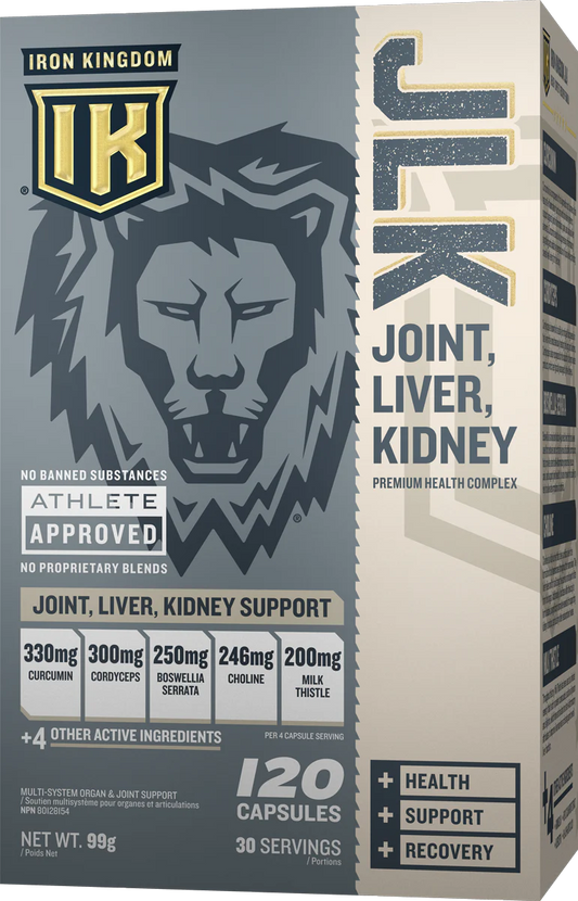Iron Kingdom - Support de foie, rein et articulation (JLK) - 120 capsules