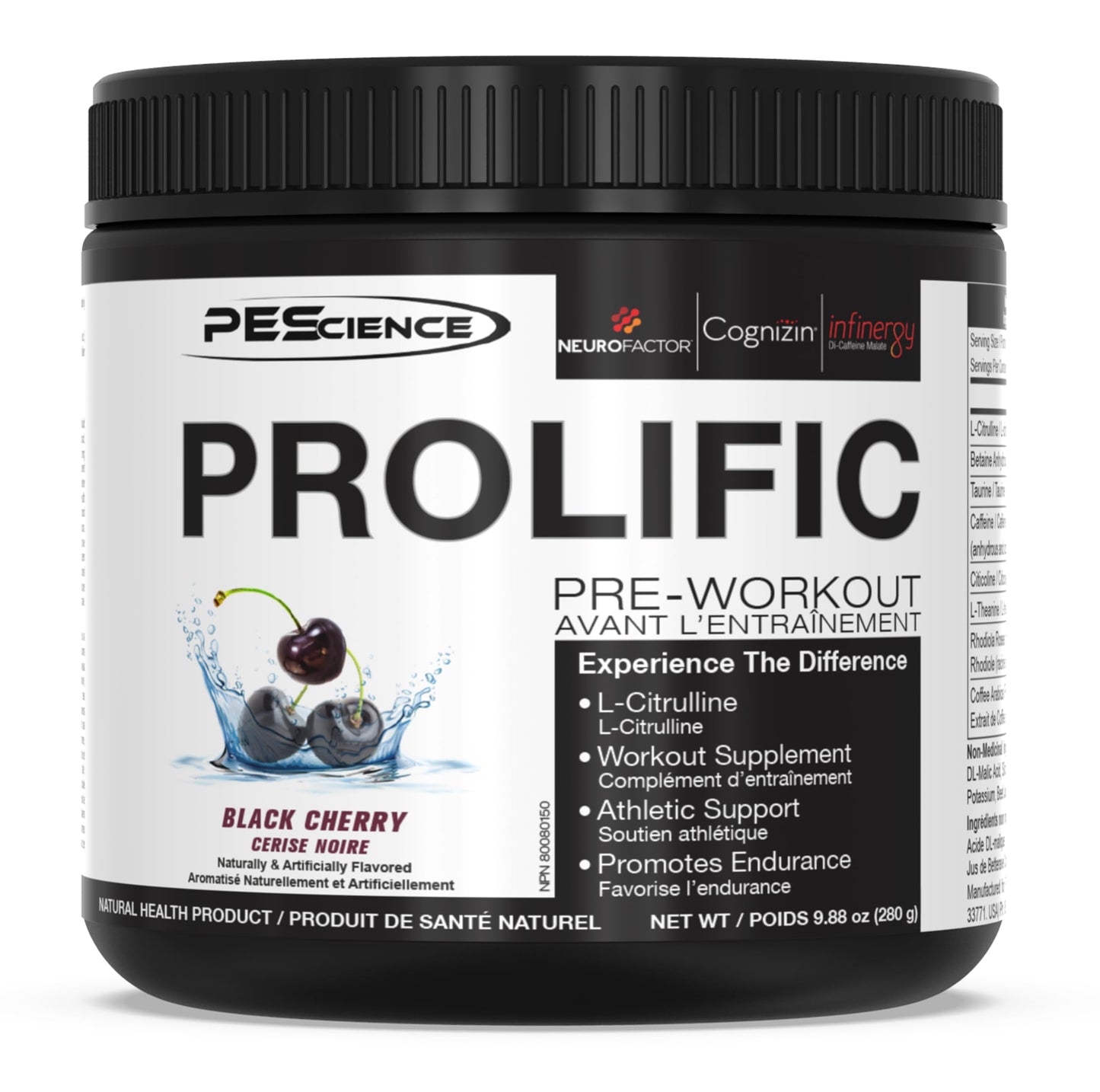 PEScience - Prolific pré-workout - 40 portions
