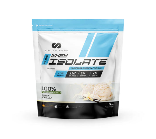 Limitless Pharma - Proteine Isolate - 5lbs - 8 saveurs