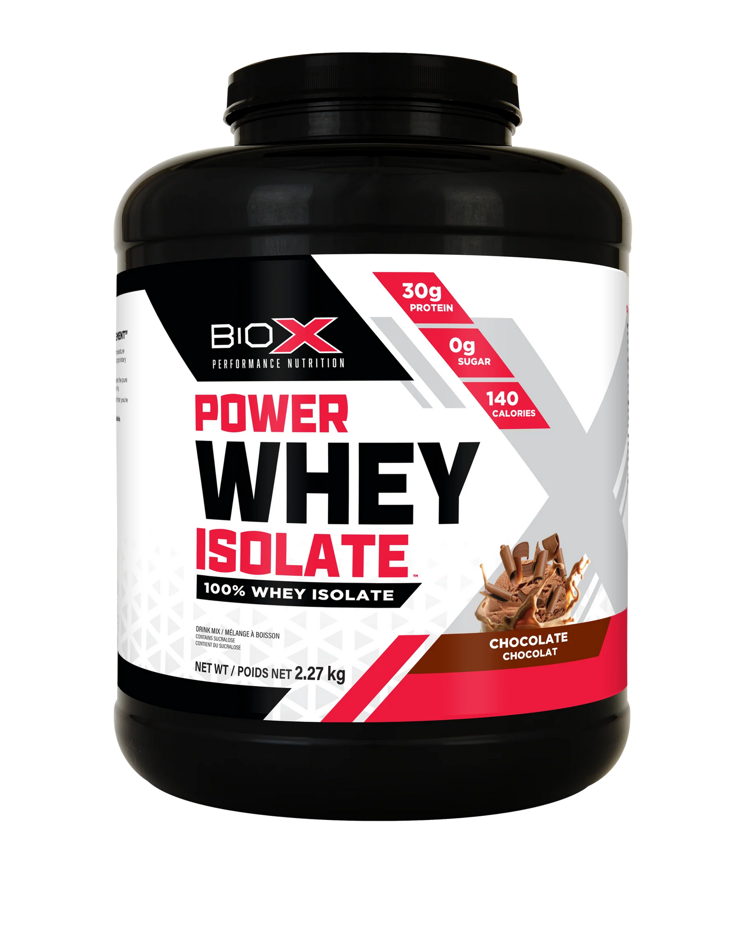 BioX - Power Whey Isolate - 8 saveurs 5lbs