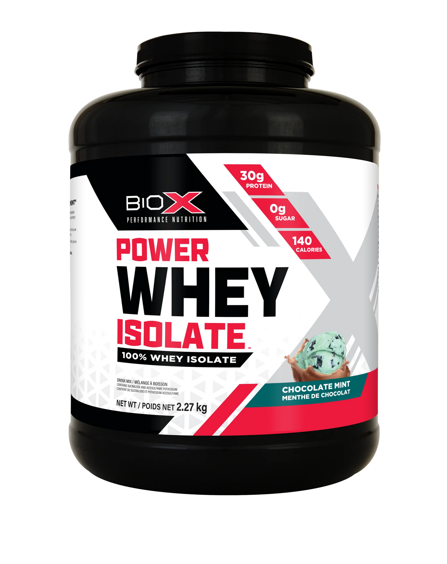 BioX - Power Whey Isolate - 8 saveurs 5lbs