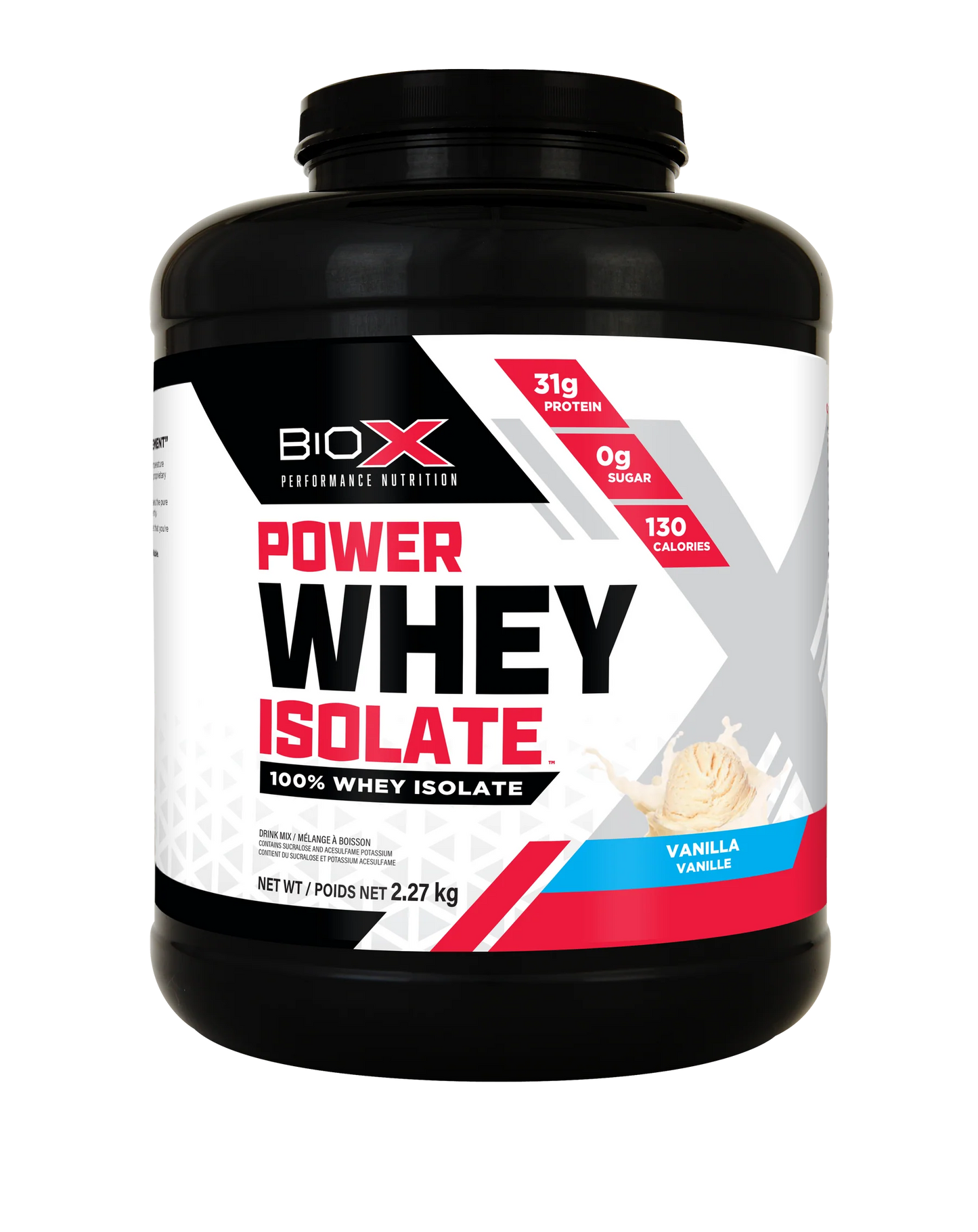 BioX - Power Whey Isolate - 8 saveurs 5lbs