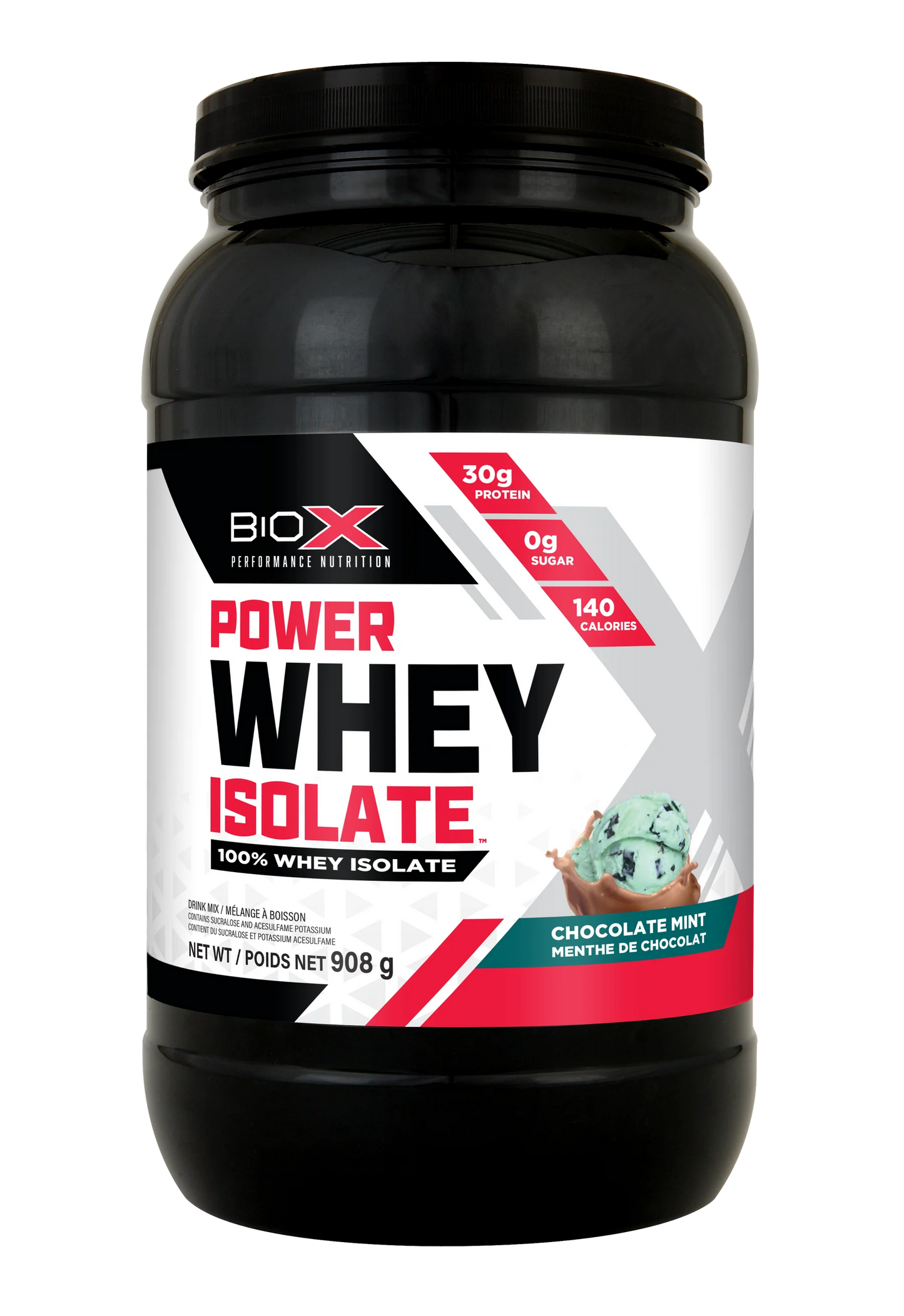 BioX - Power Whey Isolate - 2lbs - 7 saveurs