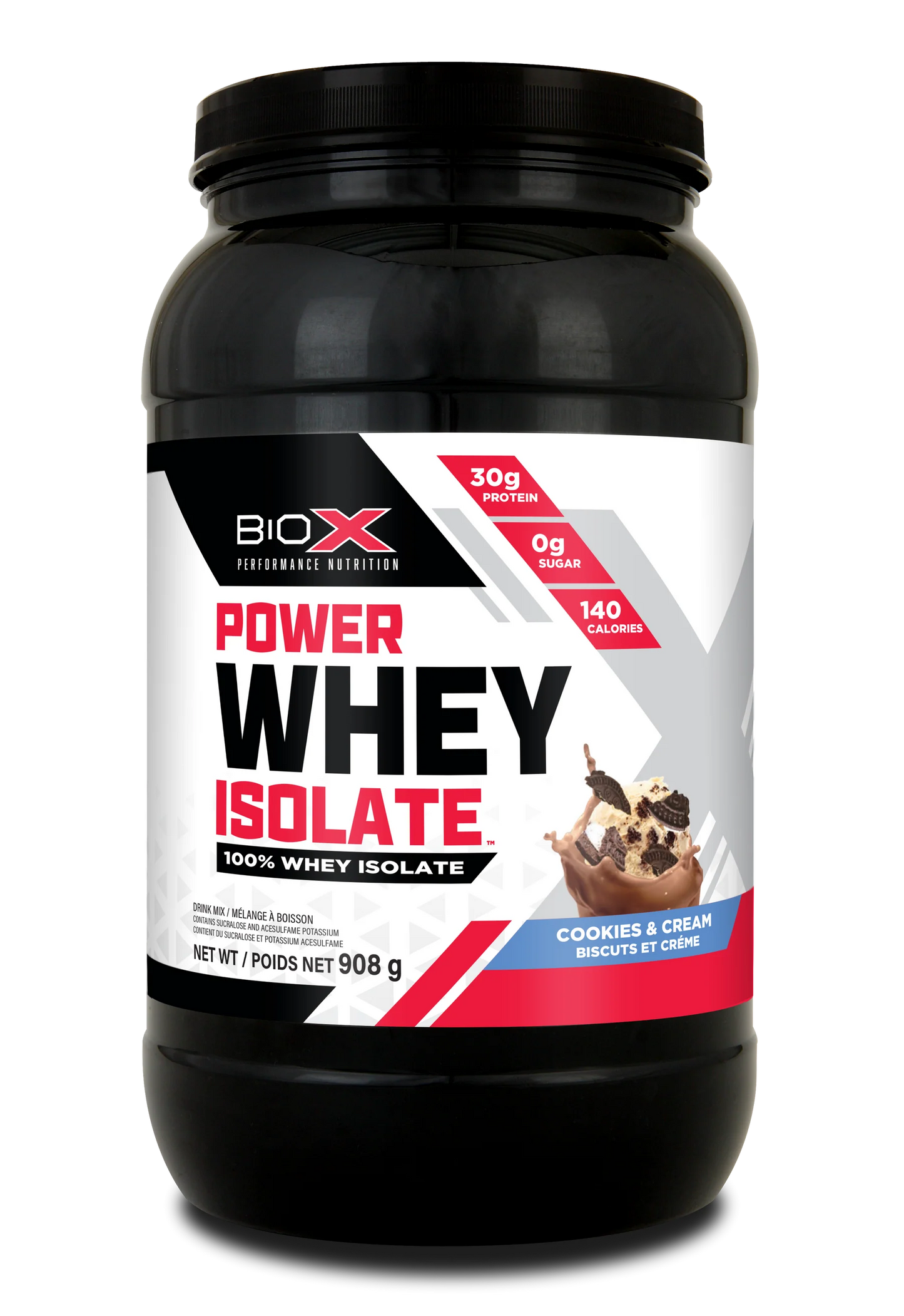 BioX - Power Whey Isolate - 2lbs - 7 saveurs