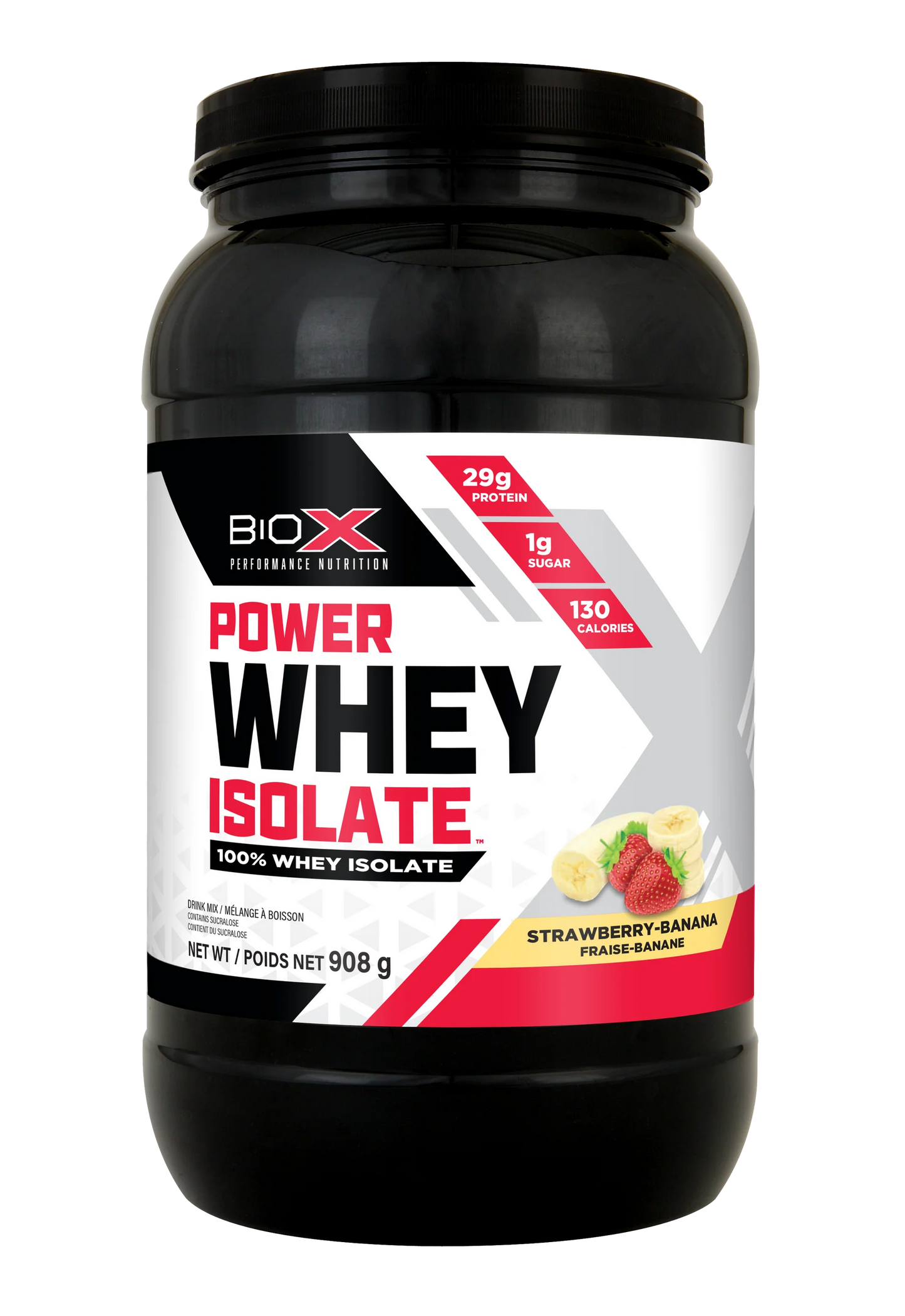 BioX - Power Whey Isolate - 2lbs - 7 saveurs