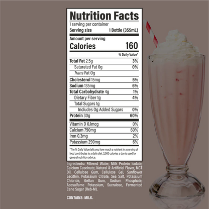 Raw - Protein Shake RTD - 355ml