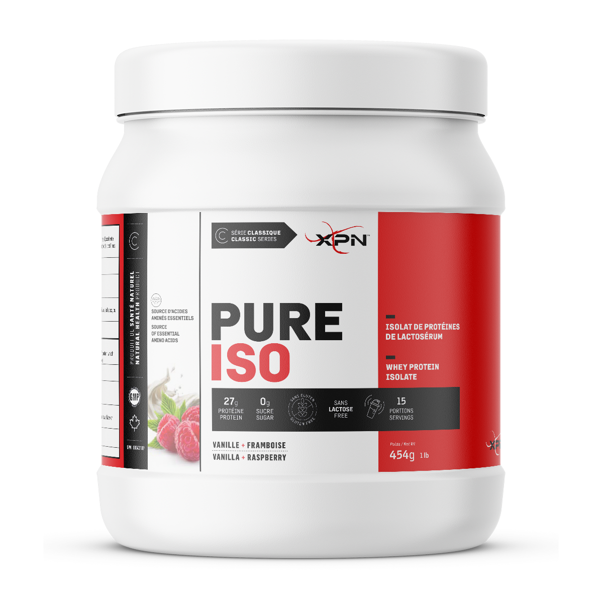 XPN - Pure Iso - 1 lb - Vanille & framboise
