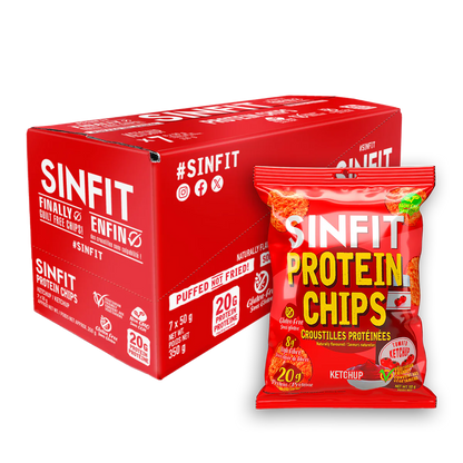 Sinfit - Protein chips - 48g - 3 saveurs