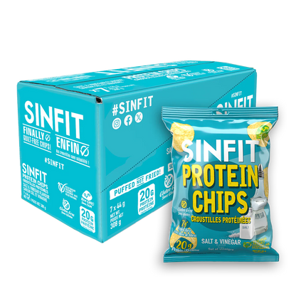 Sinfit - Protein chips - 48g - 3 saveurs