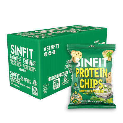 Sinfit - Protein chips - 48g - 3 saveurs