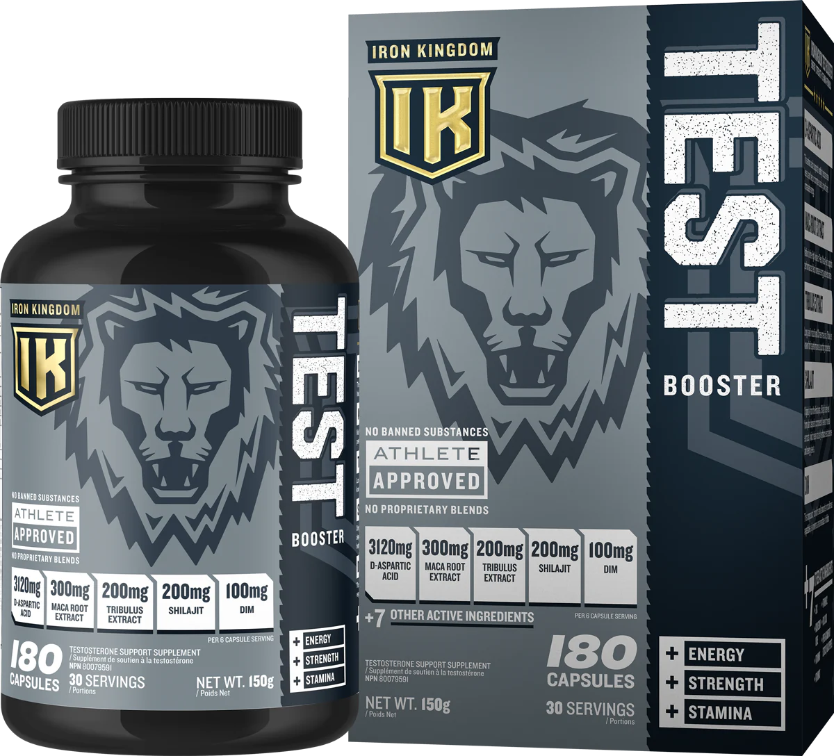 Iron Kingdom - Test Booster - 180 capsules