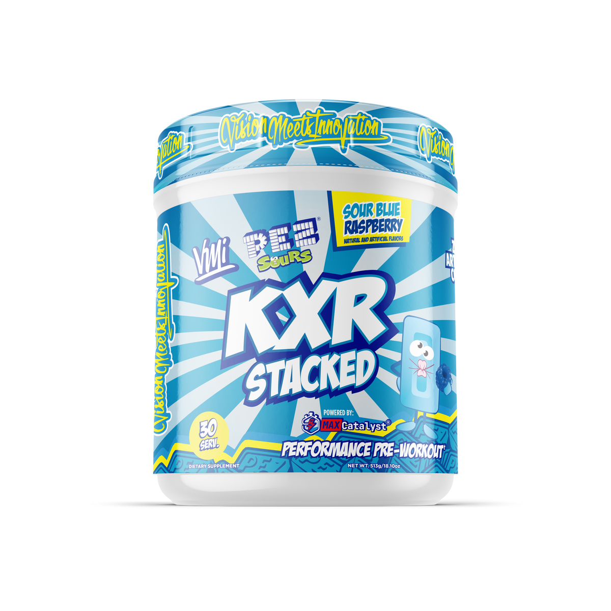 VMI KXR Stacked PEZ Sour Blue Razz