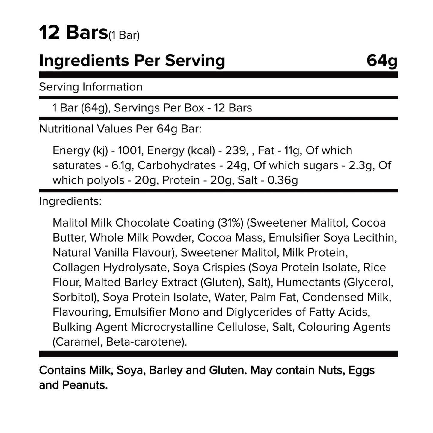 Warrior Crunch - 14 saveurs