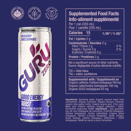 Guru - Boisson Énergisante RTD