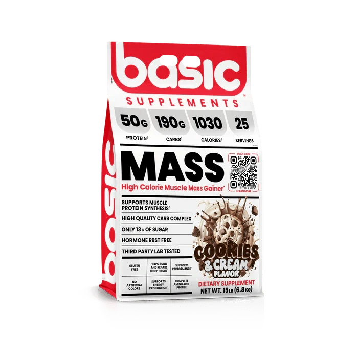 Basic Mass Gainer 15lbs Biscuits et crème