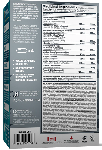 Iron Kingdom - Ebrain - 120 capsules
