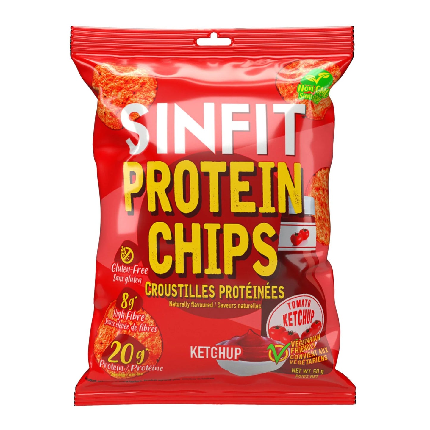 Sinfit - Protein chips - 48g - 3 saveurs
