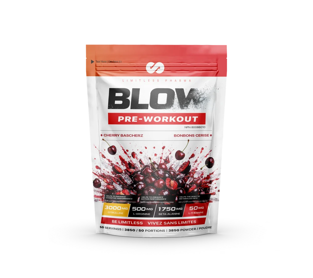 Limitless Pharma - Blow Pre-Workout - 385g - 9 saveurs