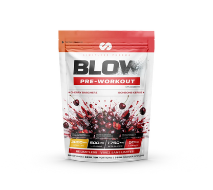 Limitless Pharma - Blow Pre-Workout - 385g - 9 saveurs