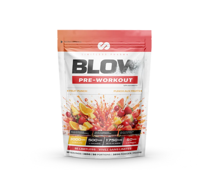 Limitless Pharma - Blow Pre-Workout - 385g - 9 saveurs