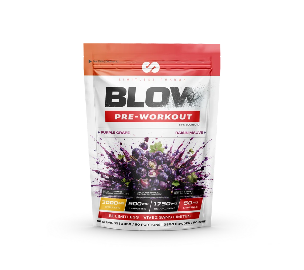 Limitless Pharma - Blow Pre-Workout - 385g - 9 saveurs