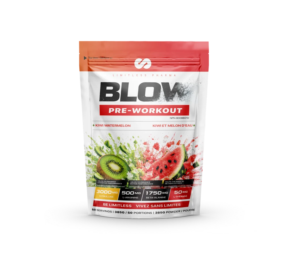Limitless Pharma - Blow Pre-Workout - 385g - 9 saveurs