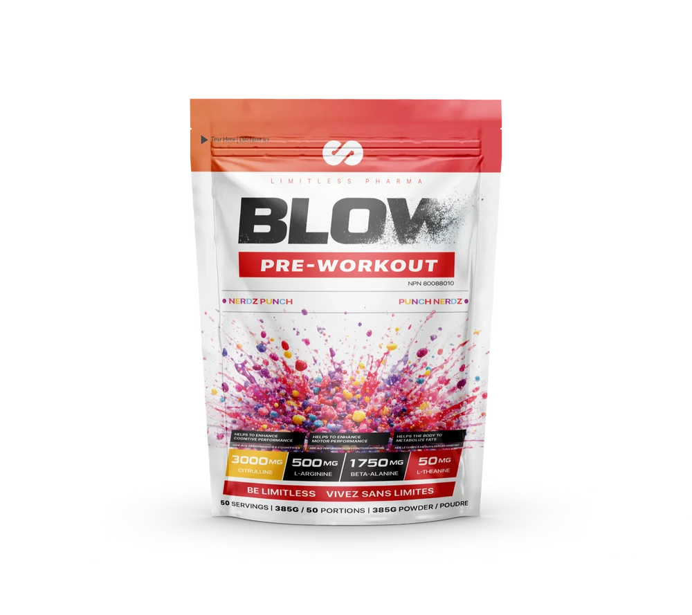 Limitless Pharma - Blow Pre-Workout - 385g - 9 saveurs
