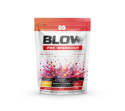 Limitless Pharma - Blow Pre-Workout - 385g - 9 saveurs