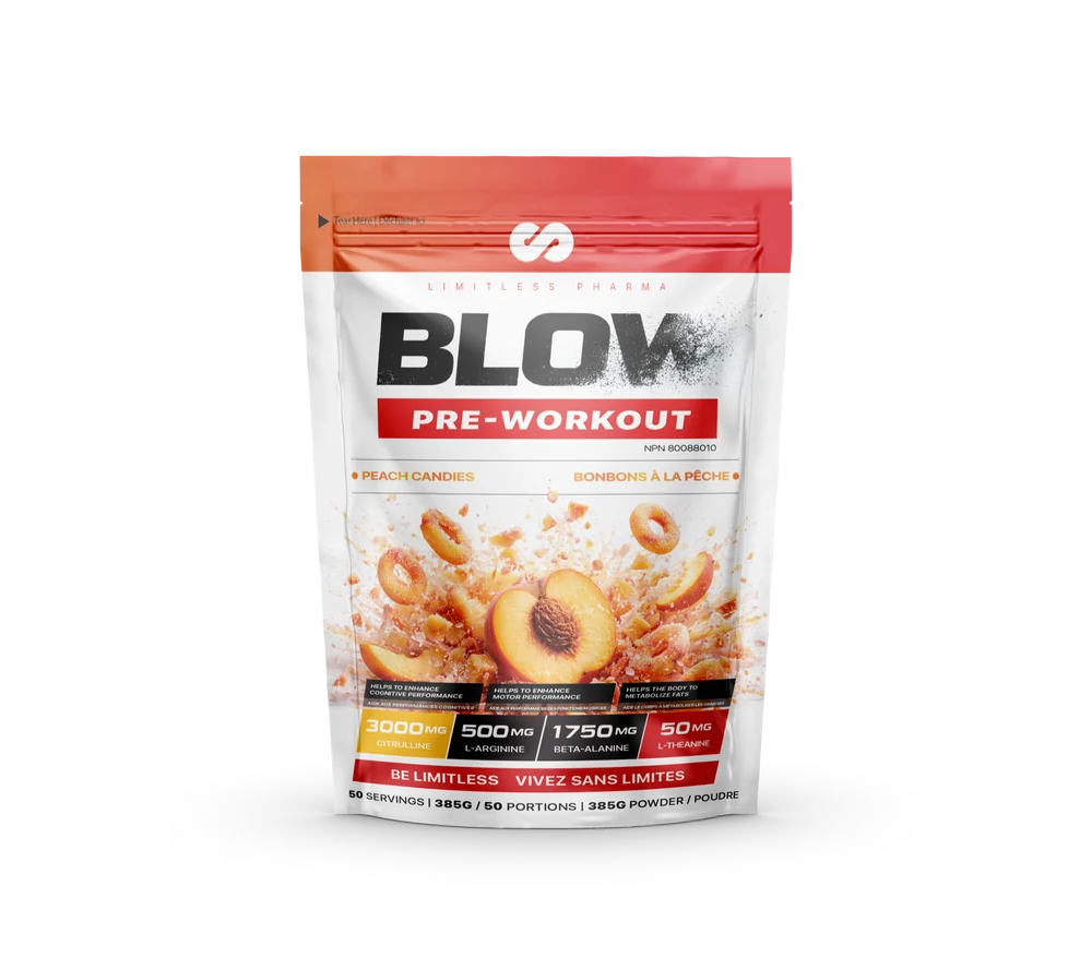 Limitless Pharma - Blow Pre-Workout - 385g - 9 saveurs