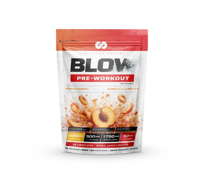 Limitless Pharma - Blow Pre-Workout - 385g - 9 saveurs