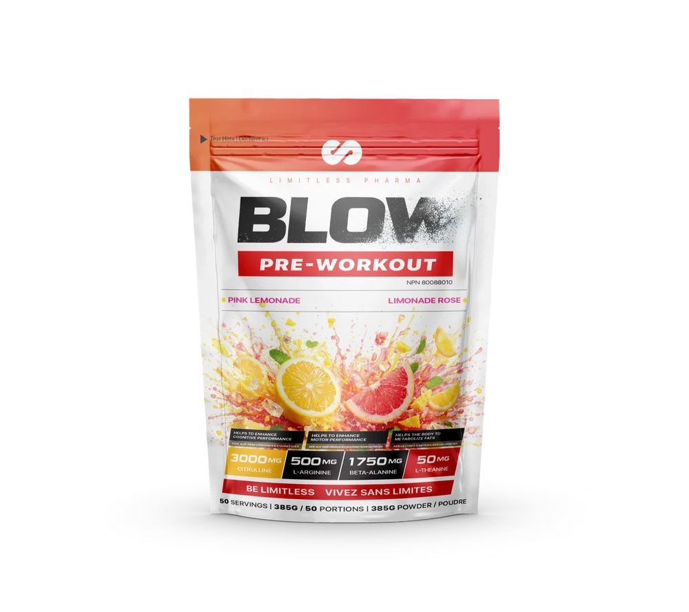 Limitless Pharma - Blow Pre-Workout - 385g - 9 saveurs