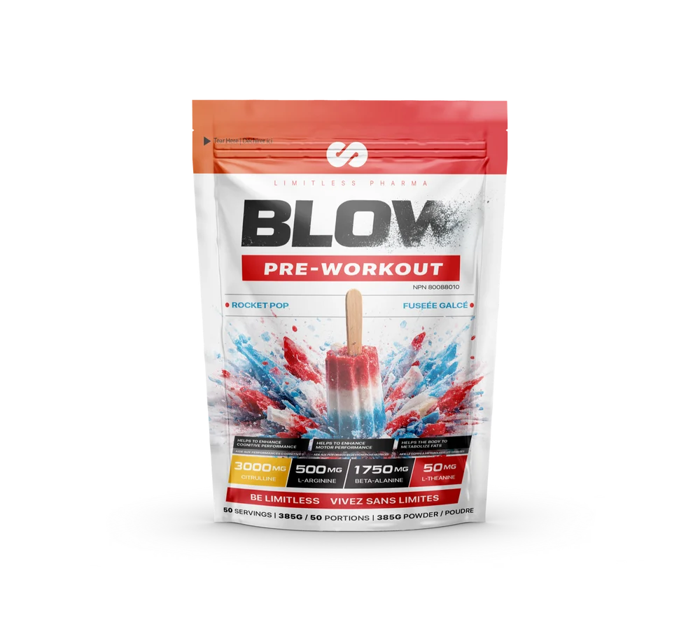 Limitless Pharma - Blow Pre-Workout - 385g - 9 saveurs