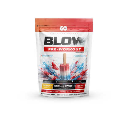 Limitless Pharma - Blow Pre-Workout - 385g - 9 saveurs
