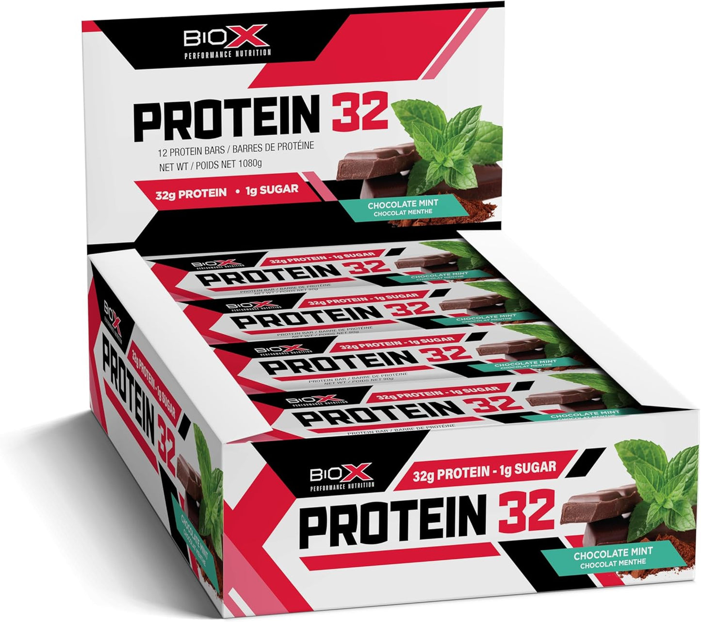 BioX - Protein 32 bars (Boîte de 12)