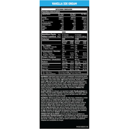 Mutant - MASS 15lbs - 5 saveurs