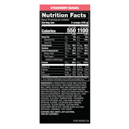 Mutant - MASS 15lbs - 5 saveurs