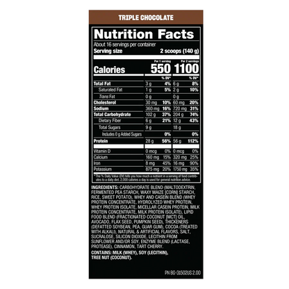 Mutant - MASS 15lbs - 5 saveurs