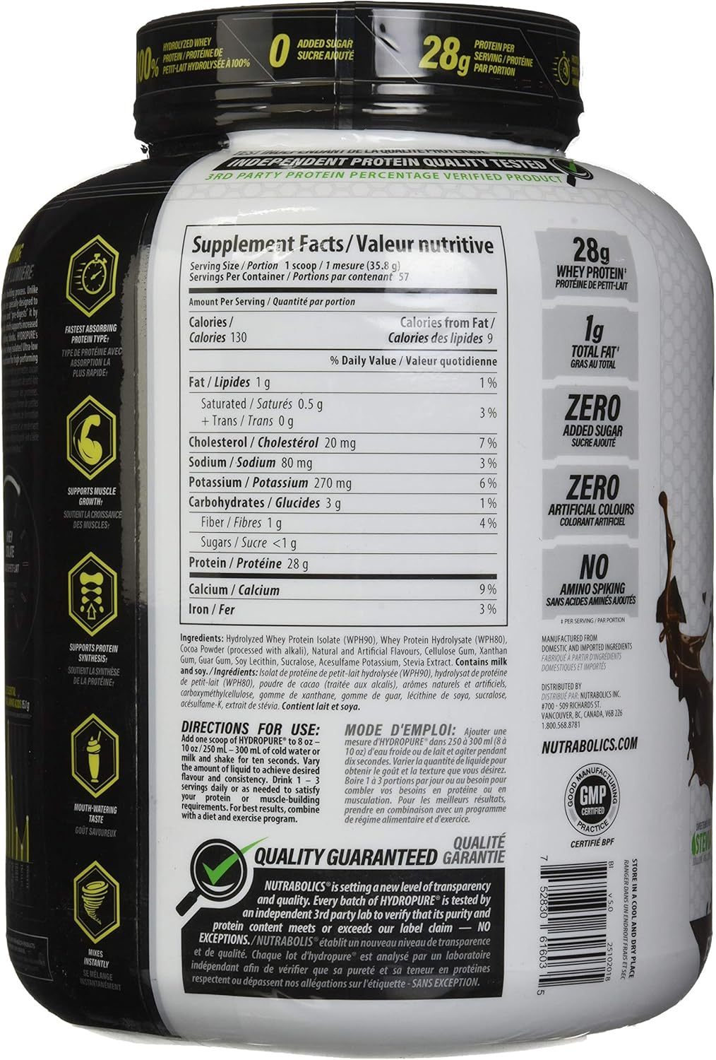 Nutrabolics - Hydropure 4.5 lbs