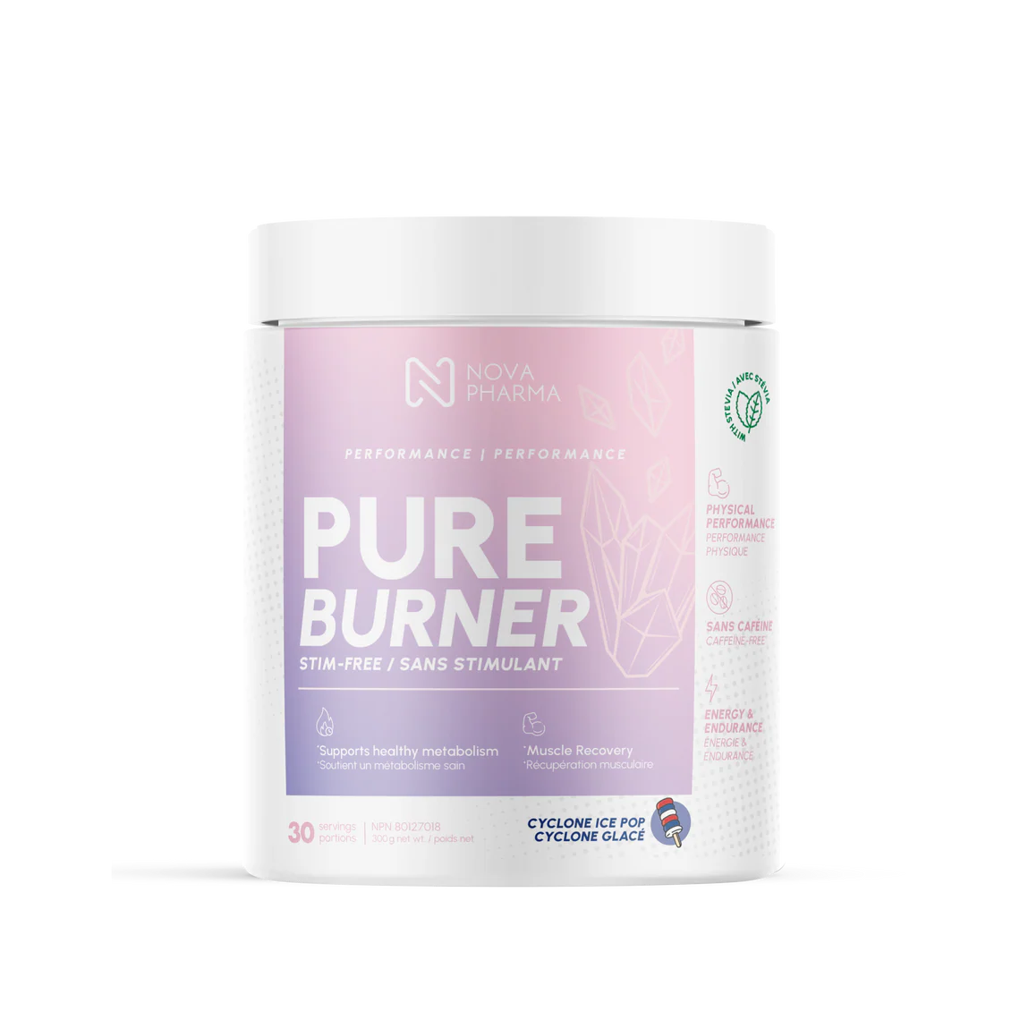 NovaPharma - Pure Slim Burner - 300g - 5 saveurs