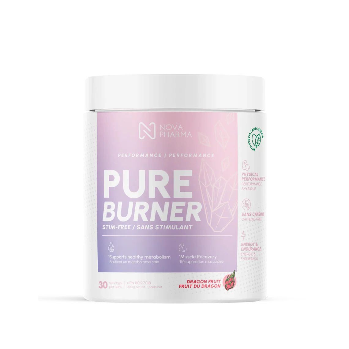 NovaPharma - Pure Slim Burner - 300g - 5 saveurs