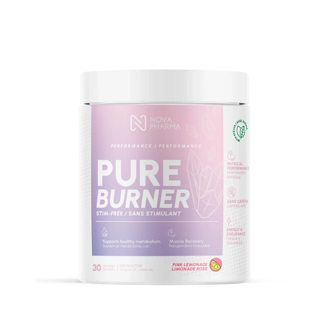 NovaPharma - Pure Slim Burner - 300g - 5 saveurs