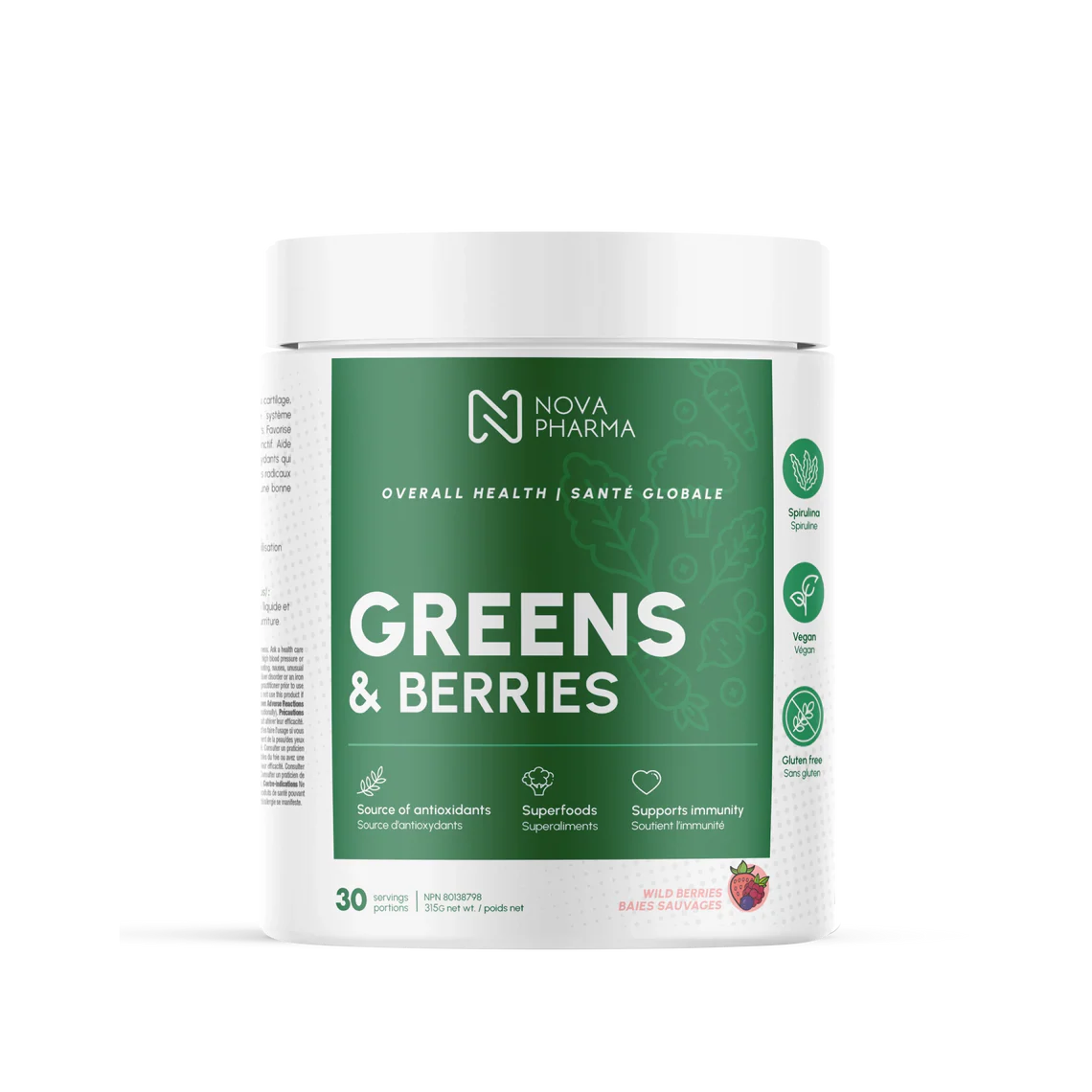 NovaPharma - Greens - 30 portions