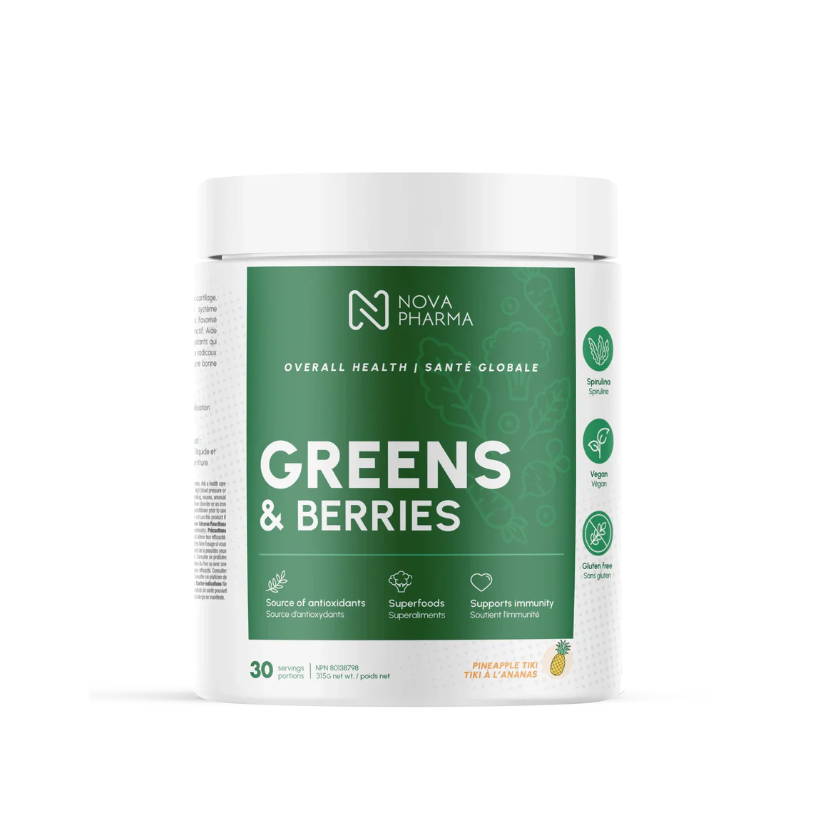 NovaPharma - Greens - 30 portions