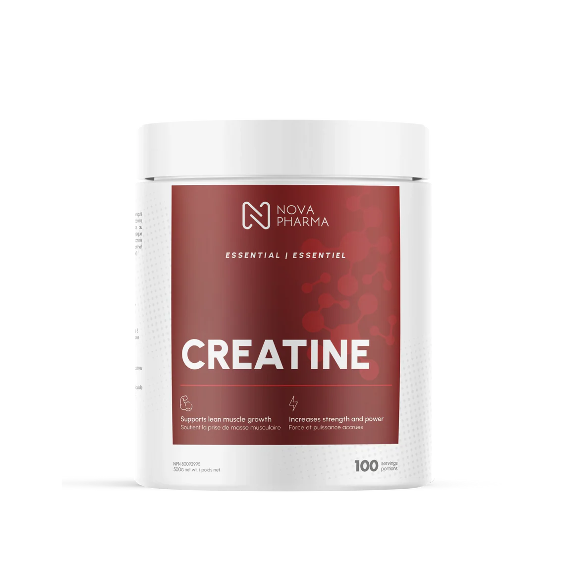 NovaPharma - Créatine - 100 portions